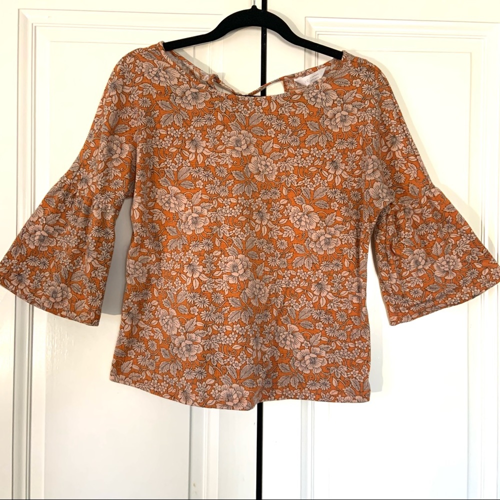 Lauren Conrad bell sleeve blouse
